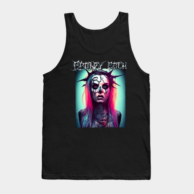 Metalhead Britney Tank Top by Soulphur Media